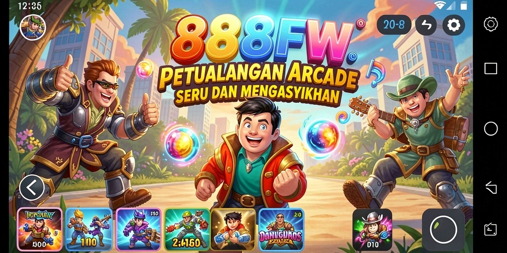 Tampilan gameplay seru di dalam 888FW dengan grafis menarik.