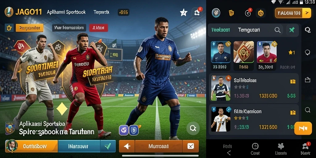 Tampilan antarmuka JAGO11 yang menawan untuk taruhan olahraga.