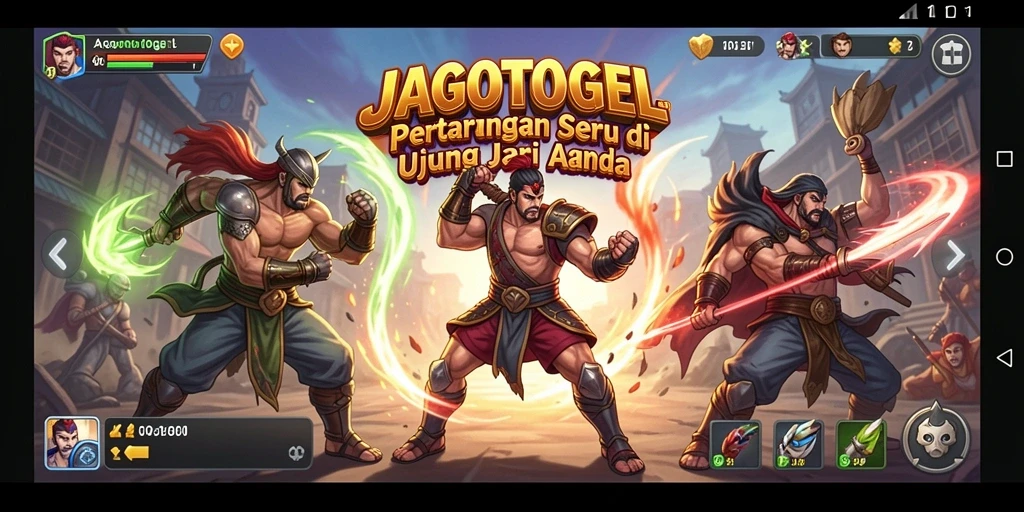 Tampilan grafis dan aksi pertarungan di JAGOTOGEL yang menegangkan.