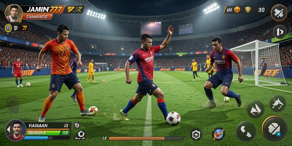Tampilan gameplay seru di JAMIN777 dengan grafik yang menarik.