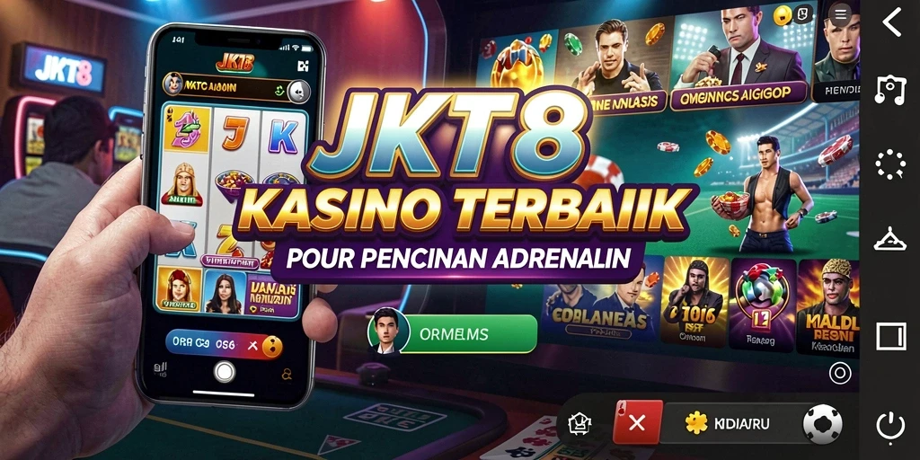 Tampilan gameplay JKT8 yang mendebarkan dengan berbagai permainan Kasino.