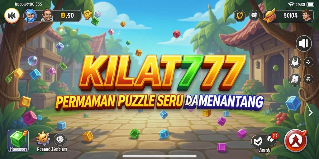 Screenshot gameplay KILAT77 menampilkan berbagai tantangan puzzle yang menarik.