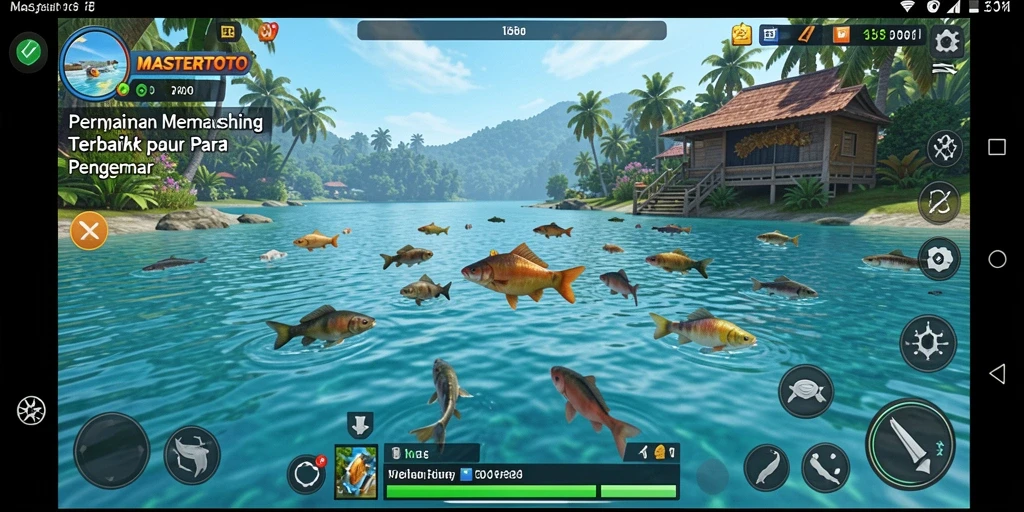 Tangkapan besar di MASTERTOTO menunjukkan keindahan game Fishing.