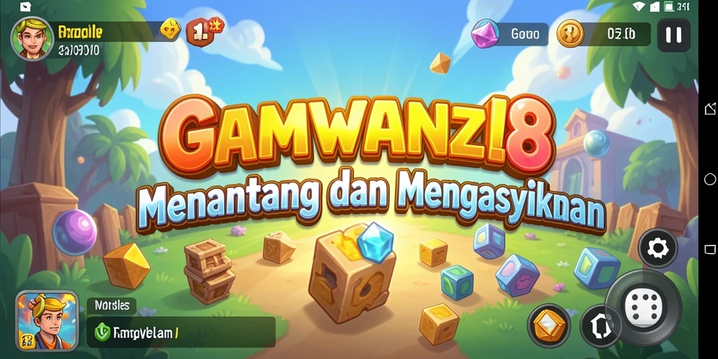 Tampilan gameplay NIRWANA88 yang penuh warna dan menantang.