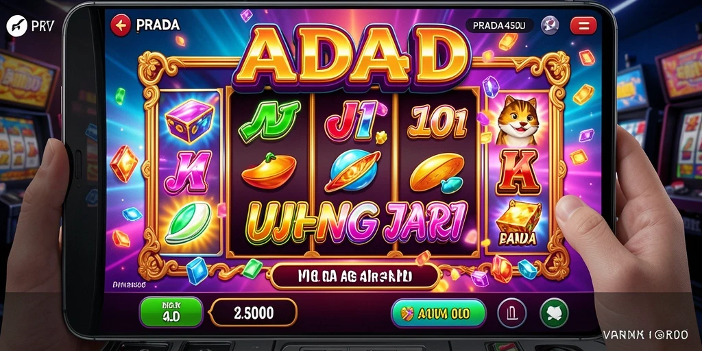 Gameplay seru PRADA4D yang menampilkan putaran slot yang menarik.