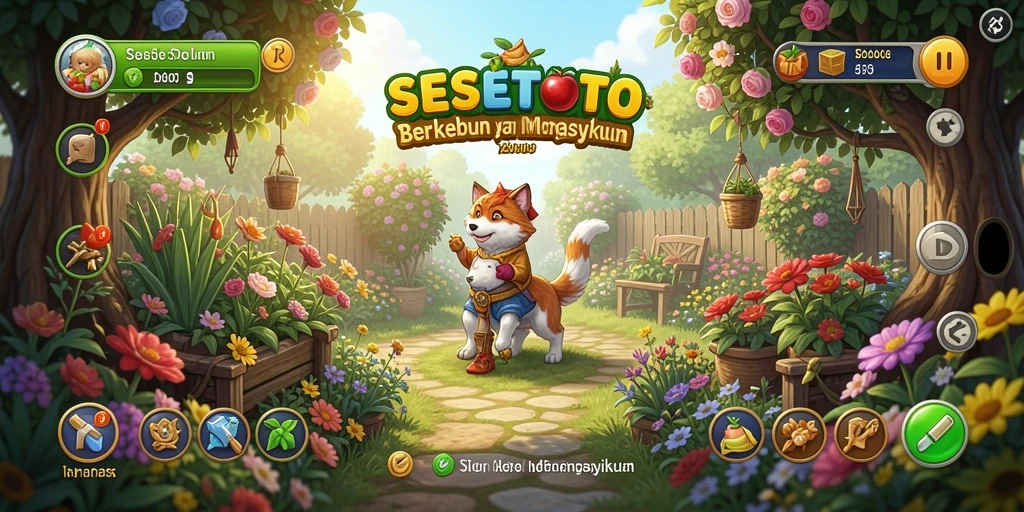Tangkap momen seru berkebun dalam SESETOTO yang penuh warna.