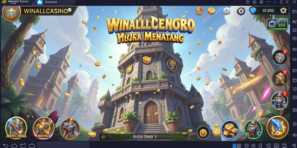 Tampilan gameplay Tower Defense yang menegangkan dan menantang.